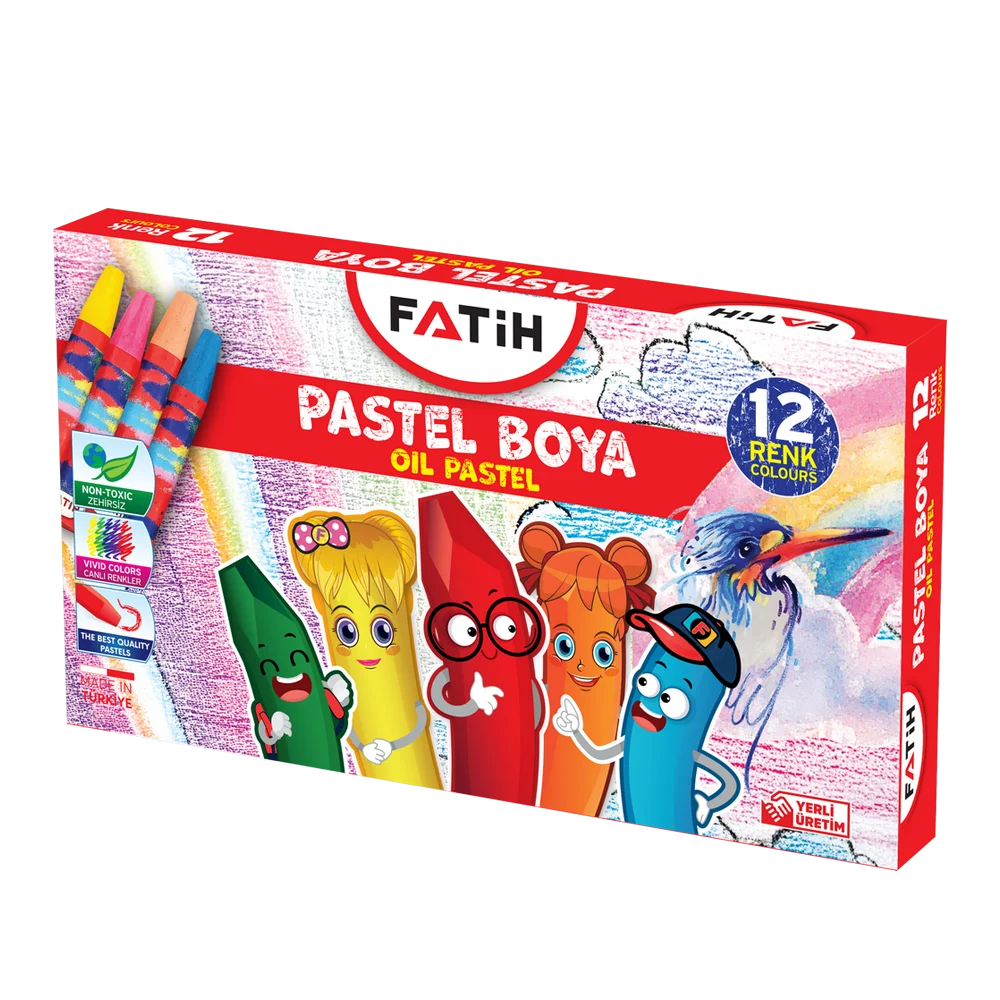 FATİH Pastel Boya 12 Renkli
